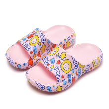 ODM OEM new children's summer sandals outdoor girls boys kids soft cartoon bathroom sliders  indoor household printed slippers